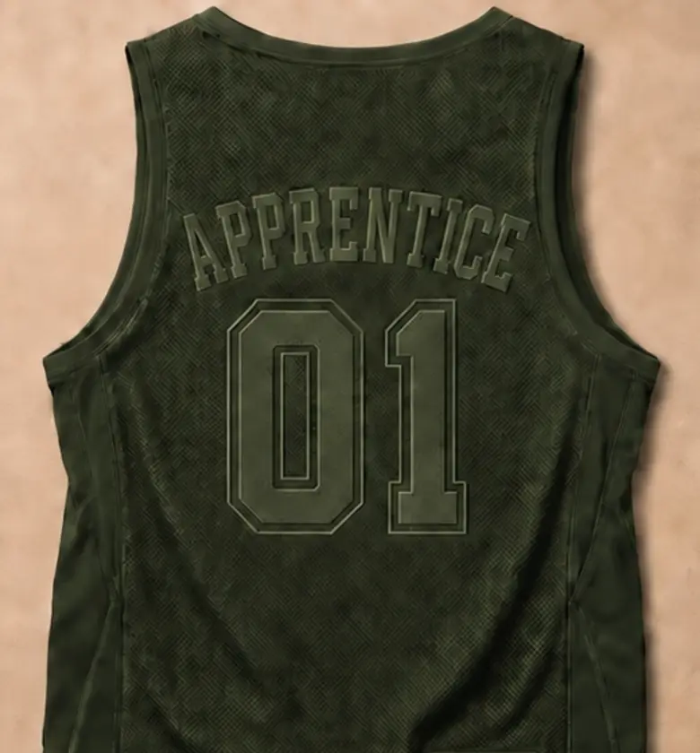 Green Apprentice 01 CALI100 rank singlet